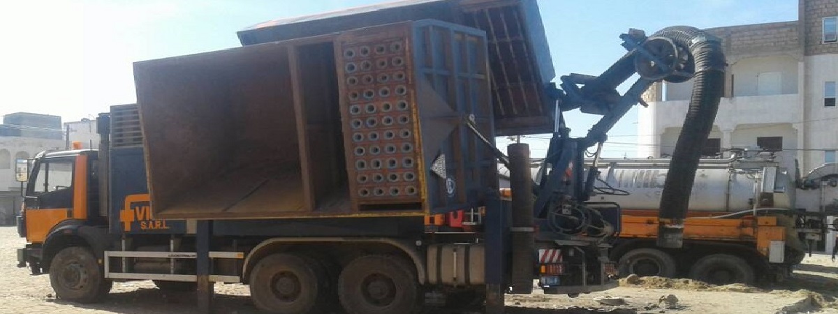Camion hydrocureur VICAS SARL à Dakar